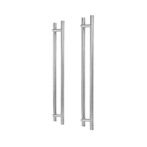 Tirador de puerta de vidrio de alta calidad y fabricante de manijas de empuje (01-156)