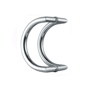 Empuñadura de manija de puerta de vidrio para muebles(01-135)